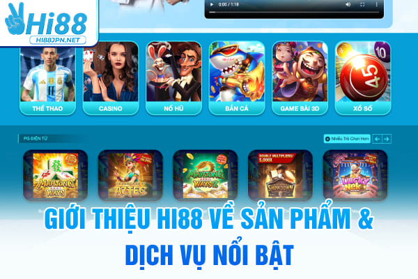 Giới thiệu Hi88 về sản phẩm & dịch vụ nổi bật
